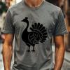 Artistic Turkey Digital Drawing - Free DXF