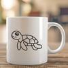 Creative Sea Turtle In SVG & PNG