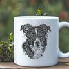 Artistic Australian Shepherd - Laser Cutter DXF