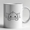 Axolotl Vector Drawing In SVG, PNG, PDF And DXF Formats