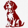 Beautiful Beagle In DXF Free Commercial Use Download