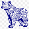 Creative Bear In DXF For Free Download