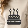 Unique Birthday Cake Design DXF - Free Download