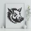 Unique Boar In SVG - Free Download