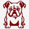 Bulldog Vector Craft File In PNG & SVG - Free Digital Download