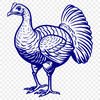 Creative Turkey In DXF For Free Download