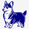 Beautiful Standing Corgi In SVG - Commercial Use