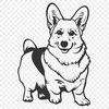 Artistic Corgi In DXF - Free Digital Download