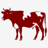 Free Artistic Cow Vector Illustration