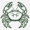 Crab In DXF For Download, Free Commercial Use