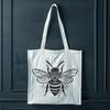 Ornate Bee PNG - For Laser Cutter Project