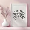 Crab In SVG Format - Free Commercial Use License