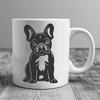 Unique Sitting French Bulldog - PNG