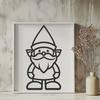 Unique Standing Knome In DXF - Commercial Use