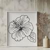 Free Hibiscus - For Glowforge Project