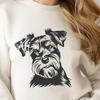 Stunning Miniature Schnauzer - Laser Engraver SVG