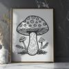 Stunning Mushroom In SVG, PNG, PDF And DXF File Formats - Free