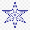 Free Star Digital Artwork In DXF For Free Download