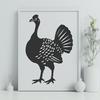 Turkey Illustration In SVG, PNG, PDF And DXF File Formats