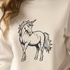 Beautiful Unicorn - Glowforge SVG