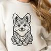 Beautiful Welsh Corgi - Laser Engraver SVG