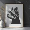 Beautiful Yorkshire Terrier - Craft SVG