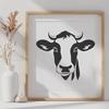 Artistic Cow In SVG - Free Digital Download