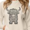 Standing Highland Cow Illustration - Free PDF