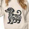 Creative Dachshund Design - Free DXF Download