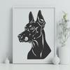 Artistic Doberman Pinscher - Sublimation DXF