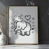 Unique Elephant In SVG & DXF