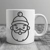 Santa In SVG For Download, Free Commercial Use