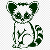 Beautiful Lemur Printable Artwork