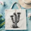 Beautiful Desert Plant - Laser Engraver DXF Free Download