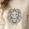 Beautiful Lion - DXF Format