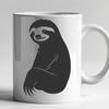 Creative Sloth In DXF Format