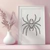 Spider Vector Craft File In SVG, PNG, PDF And DXF Formats