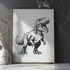 Free T Rex - Glowforge SVG