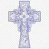 Ornate Crucifix DXF - Free Commercial Use Download