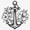 Free Unique Anchor Vector Drawing PNG - Commercial Use