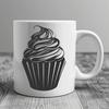 Free Unique Cupcake - Free DXF Download, Commercial Use