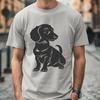 Unique Dachshund Printable Artwork DXF - Free Download