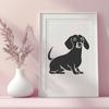 Dachshund In PDF Format - Free Digital Download, Commercial Use