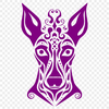 Ornate Doberman Pinscher Template