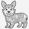 Welsh Corgi In SVG For Download, Free Commercial Use