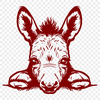 Donkey Digital Drawing In SVG, PNG, PDF And DXF Formats