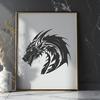 Artistic Mythical Creature Vector Craft File