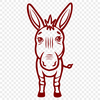 Artistic Donkey Clip Art