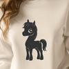 Cutting Machine Ready Horse Clip Art Design A detailed illustration of a horse in vector format, suitable for cutting machines like Cricut or laser cutters.