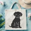 Sitting Labrador Retriever - DXF